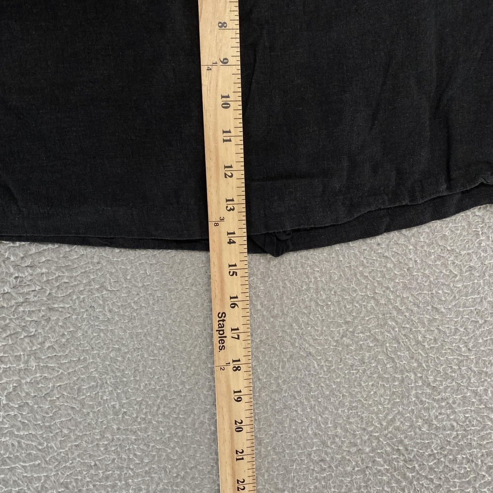 Abercrombie & Fitch Linen Mini Skirt Womens‎ Small Black Lined Pencil Summer - Picture 5 of 12